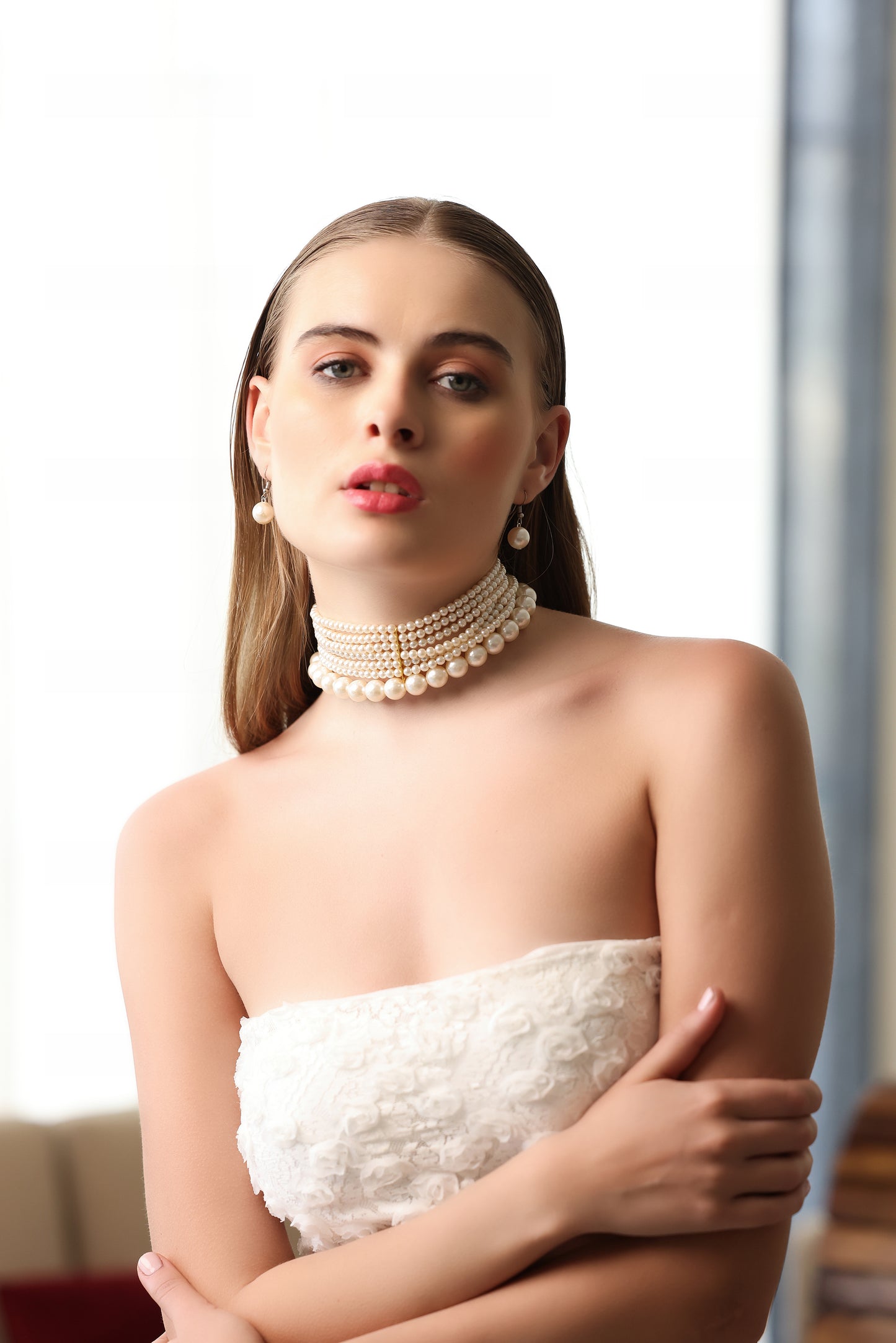 Pearl Choker Necklace