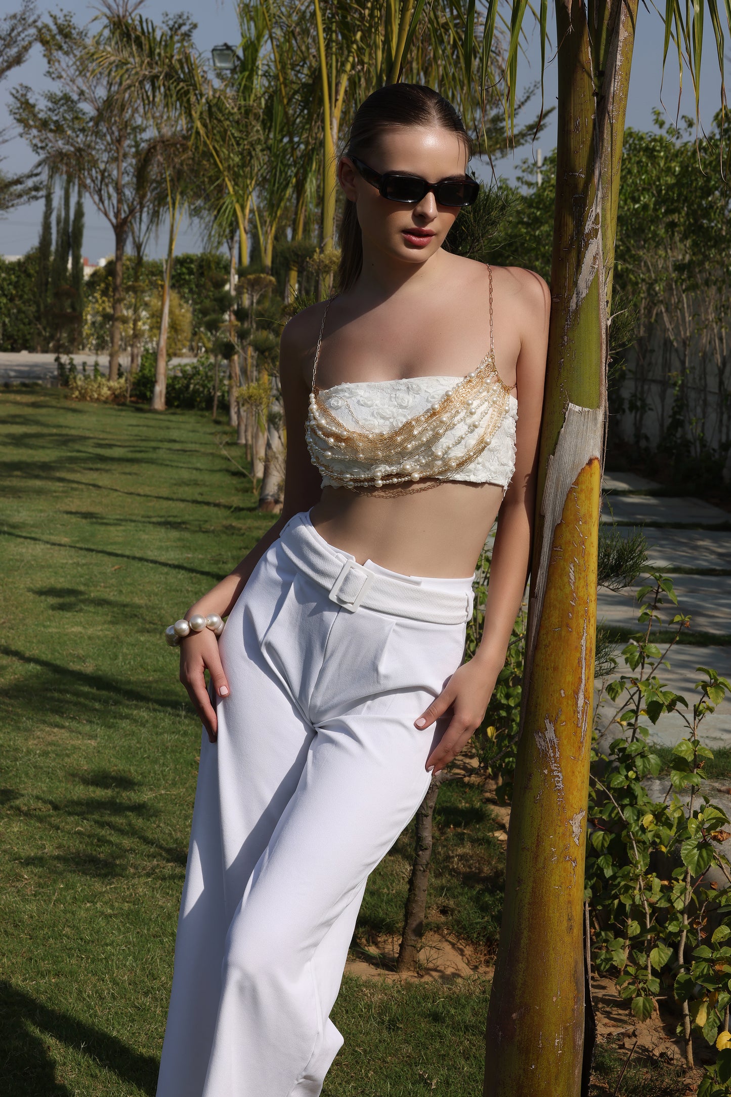 Pearl & Chain Bralette