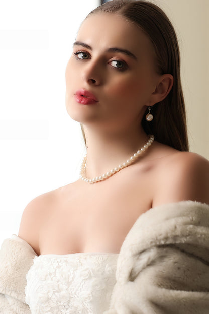 Single Line Pearl Choker