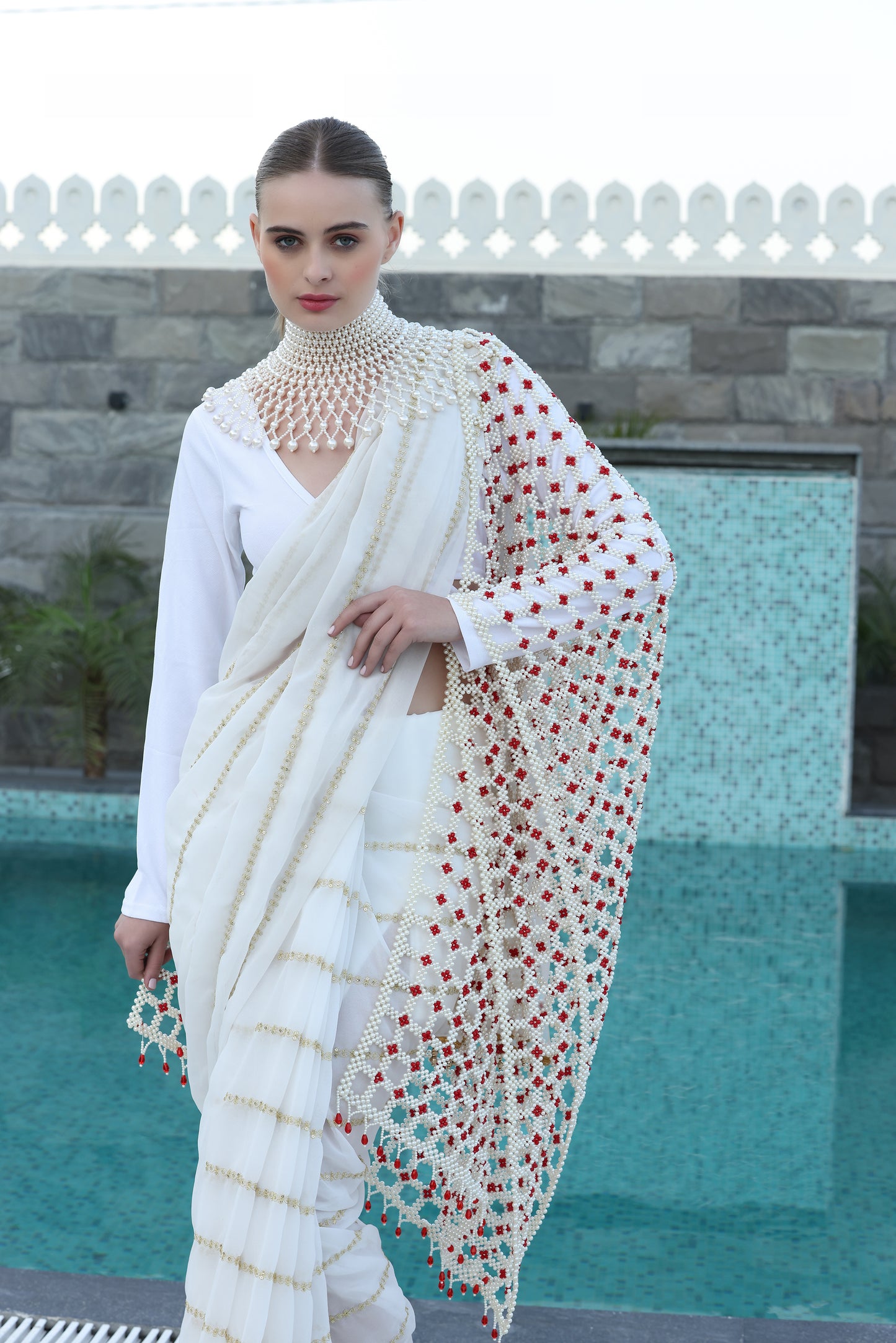 Pearl Elegance Dupatta