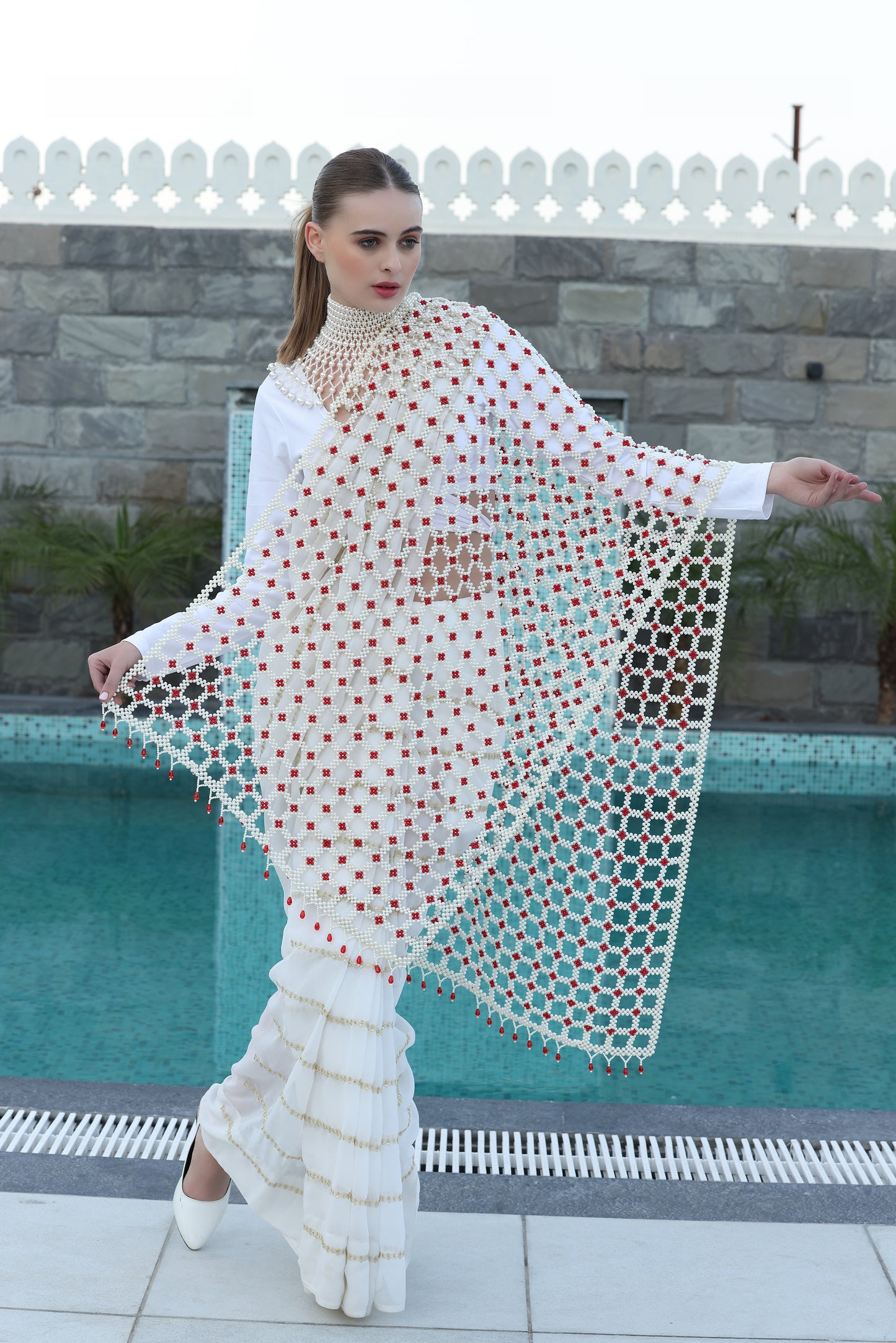 Pearl Elegance Dupatta