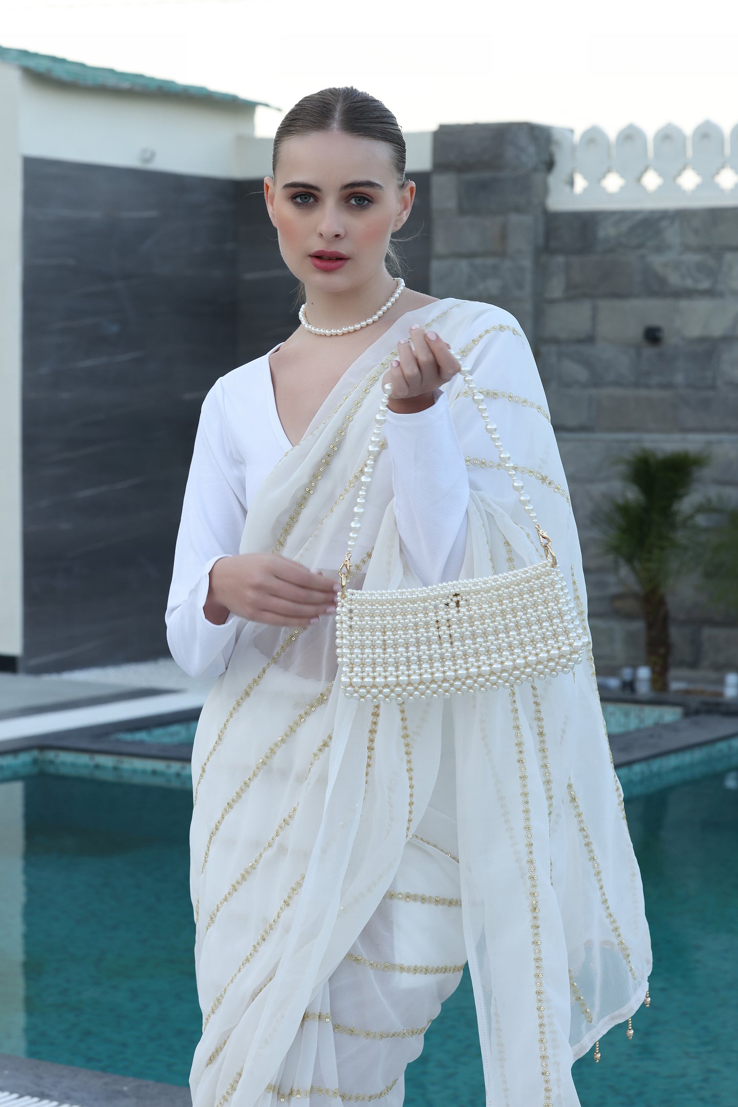 Pearl Zig Zag Bag